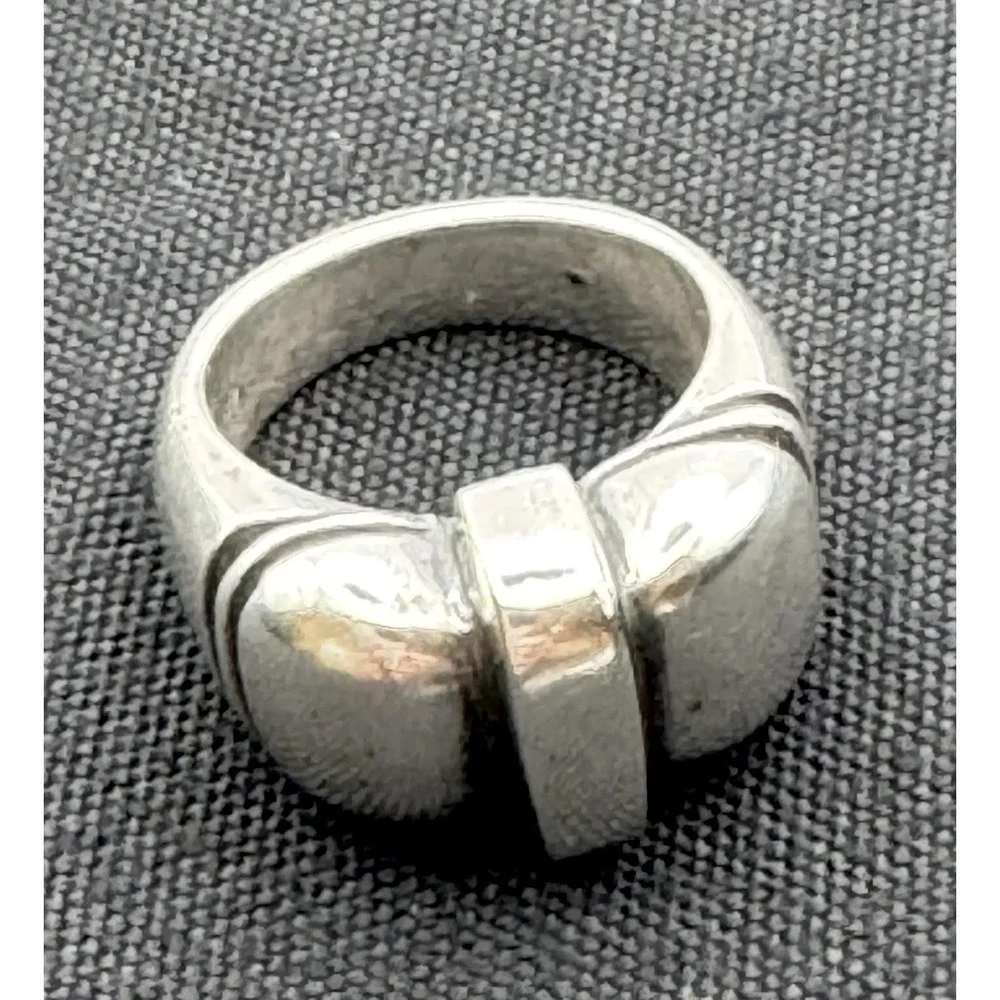 James Avery Compression Ring Sterling Silver Retired JA STER Size 10.5 25.45g